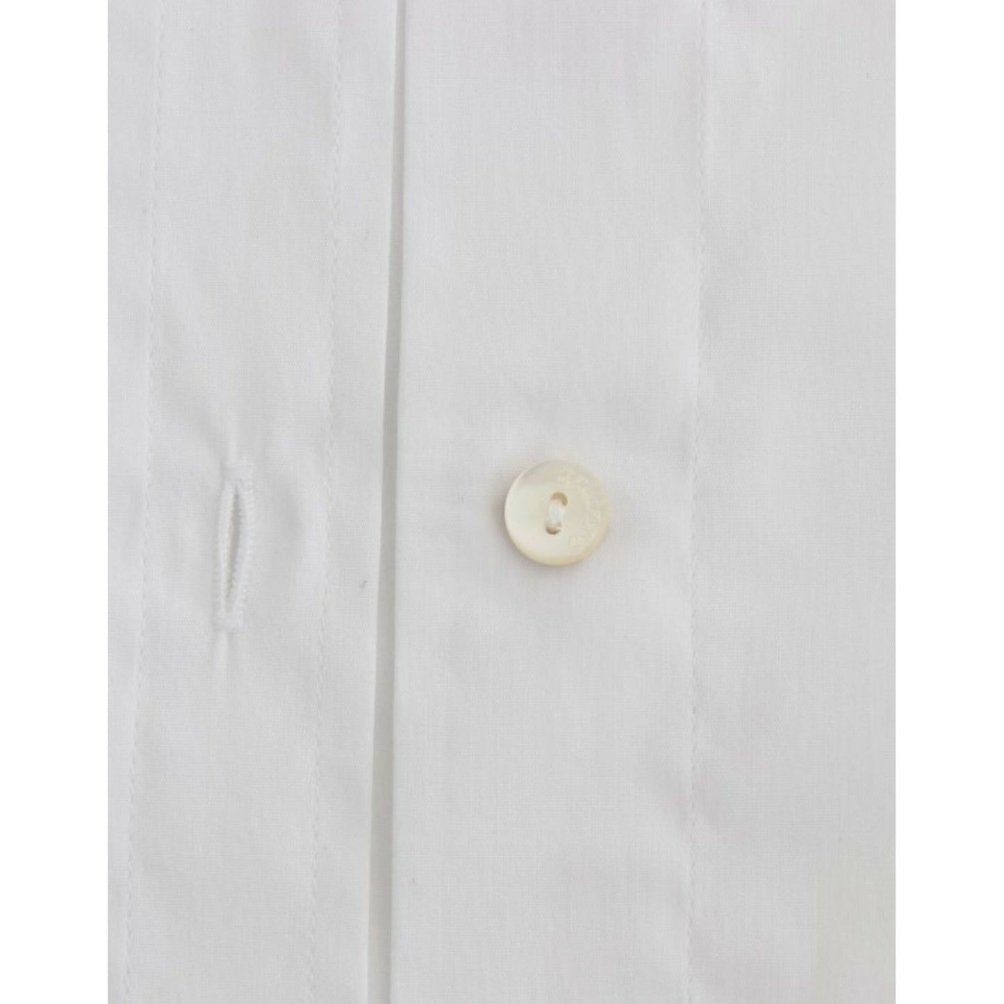 John Galliano Chic White Cotton Blend Shortsleeve Blouse John Galliano Light Gray