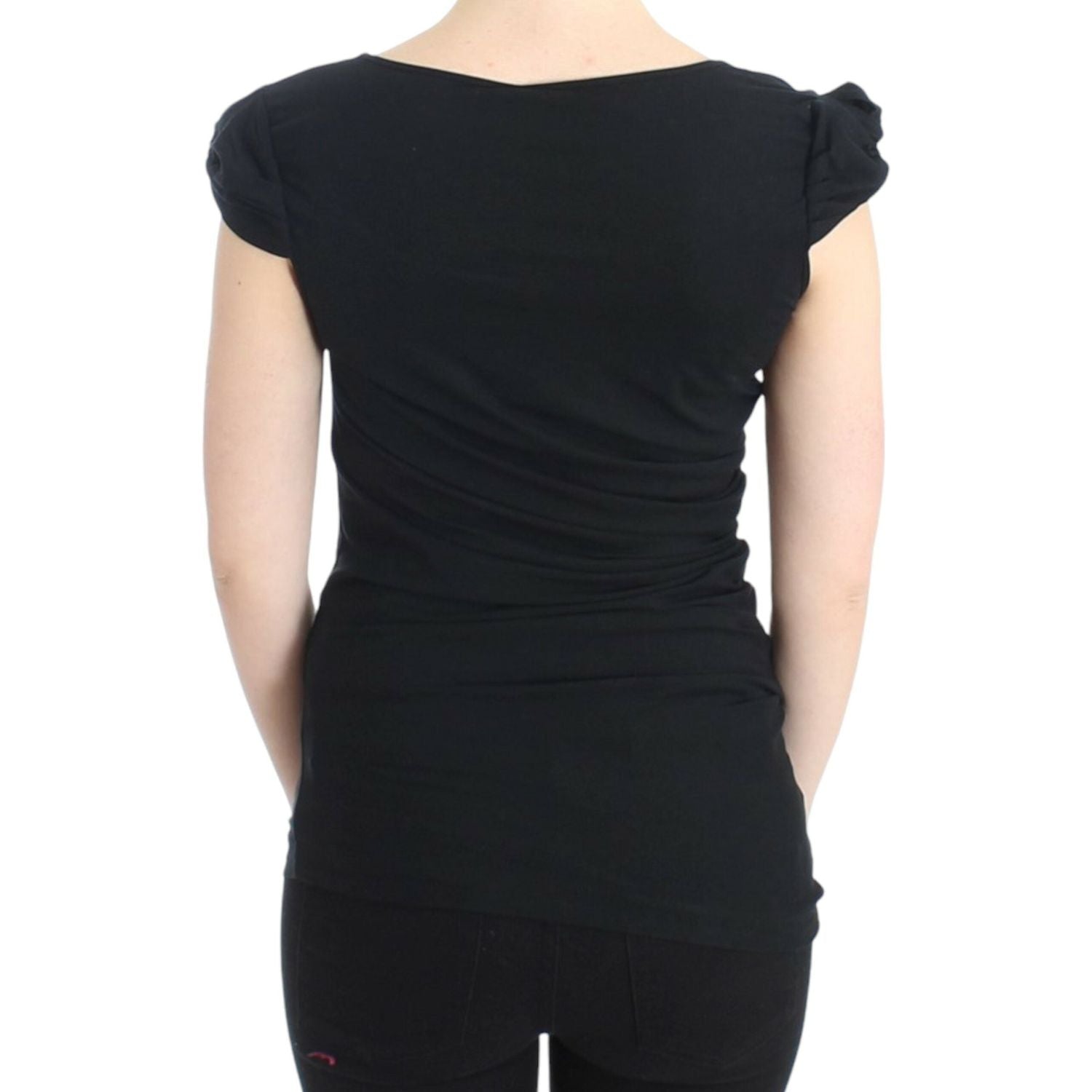 Cavalli Black Cotton Top