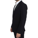 Dolce & Gabbana Black wool silk SICILIA blazer SIG12301-1