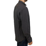 Costume National Chic Gray Checked Casual Linen Blend Shirt Costume National Dark Slate Gray