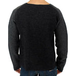 Costume National Chic Gray Wool Crewneck Sweater Costume National Black