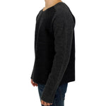 Costume National Chic Gray Wool Crewneck Sweater Costume National Black