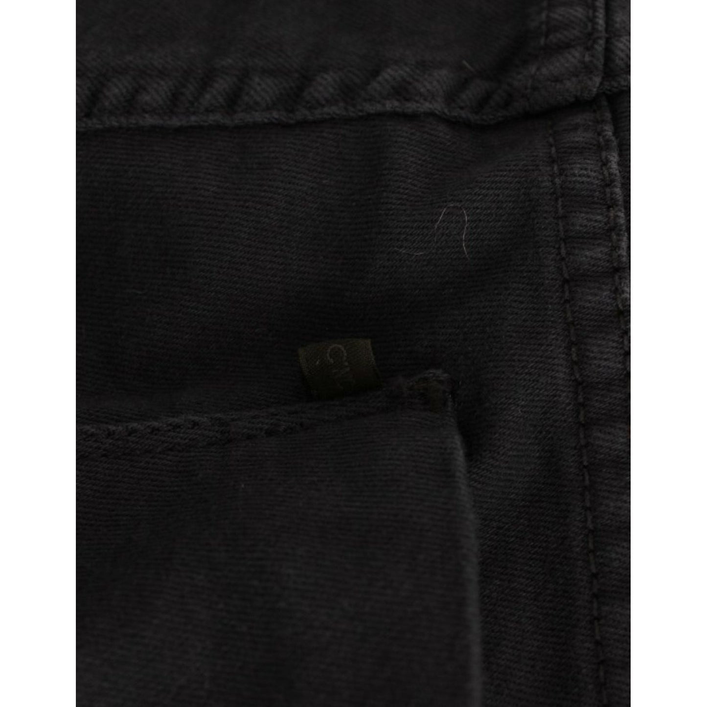 Costume National Chic Blue Straight Leg Denim Delight Costume National Black