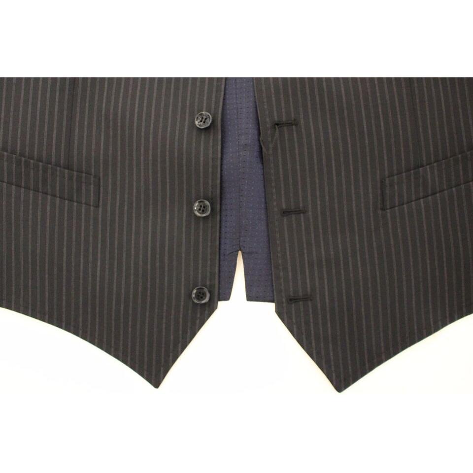 Dolce & Gabbana Gray Stretch Formal Dress Vest Gilet VES10010-1