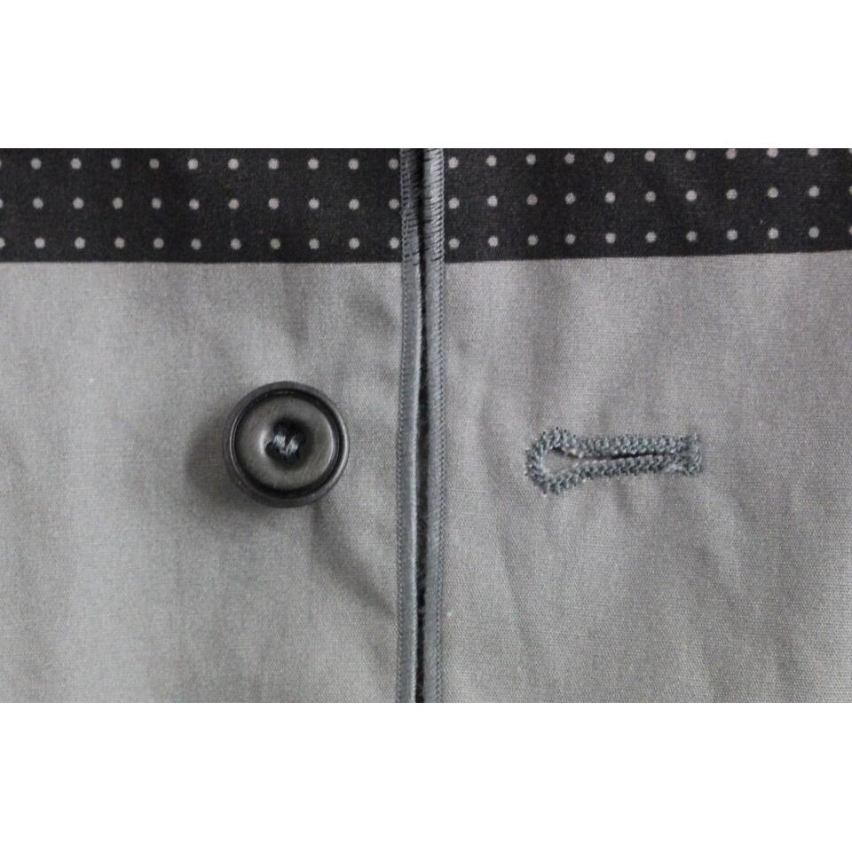 Dolce & Gabbana Gray Polka Dot Dress Vest Gilet Weste GSS15107-1