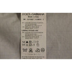 Dolce & Gabbana Chic Beige Single Breasted Dress Vest Dolce & Gabbana Slate Gray