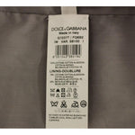 Dolce & Gabbana Elegant Gray Slim Fit Dress Vest Dolce & Gabbana Dim Gray