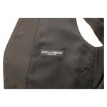 Dolce & Gabbana Classic Gray Wool Blend Dress Vest Dolce & Gabbana Dark Slate Gray