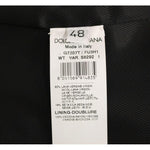Dolce & Gabbana Elegant Gray Wool Blend Dress Vest Dolce & Gabbana Black