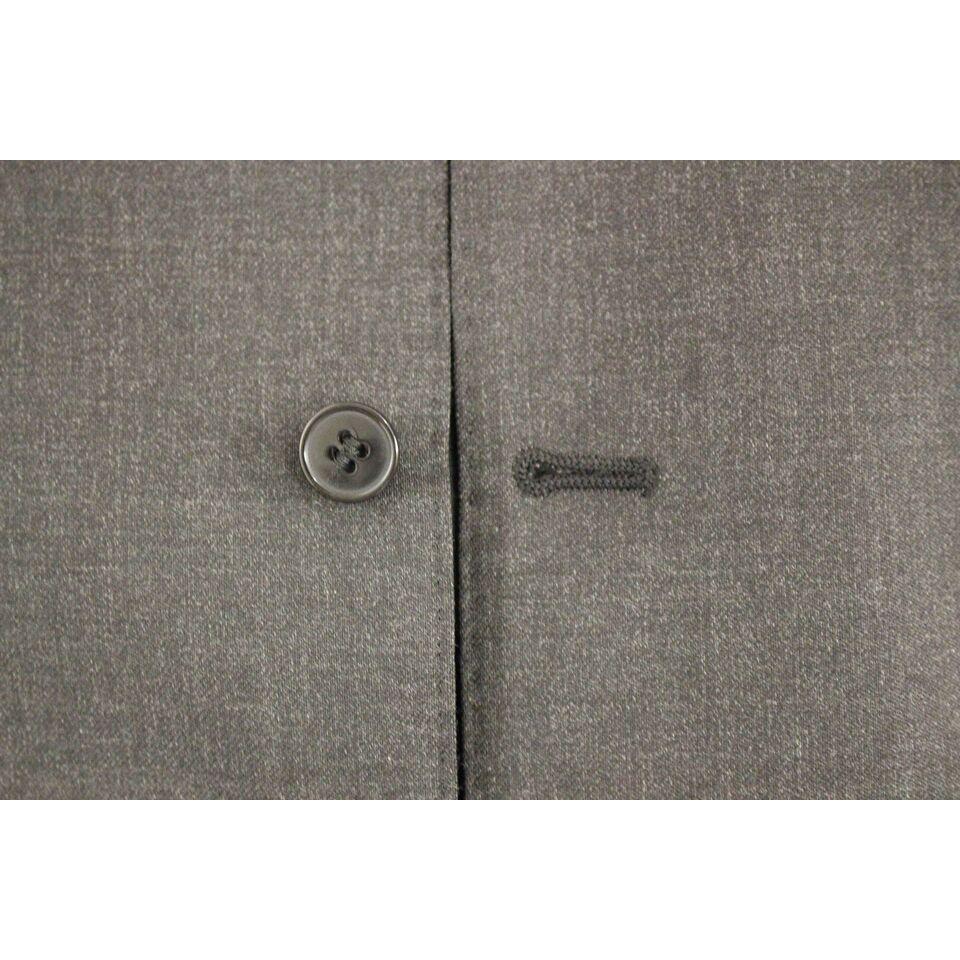 Dolce & Gabbana Elegant Gray Wool Formal Dress Vest Dolce & Gabbana Dim Gray