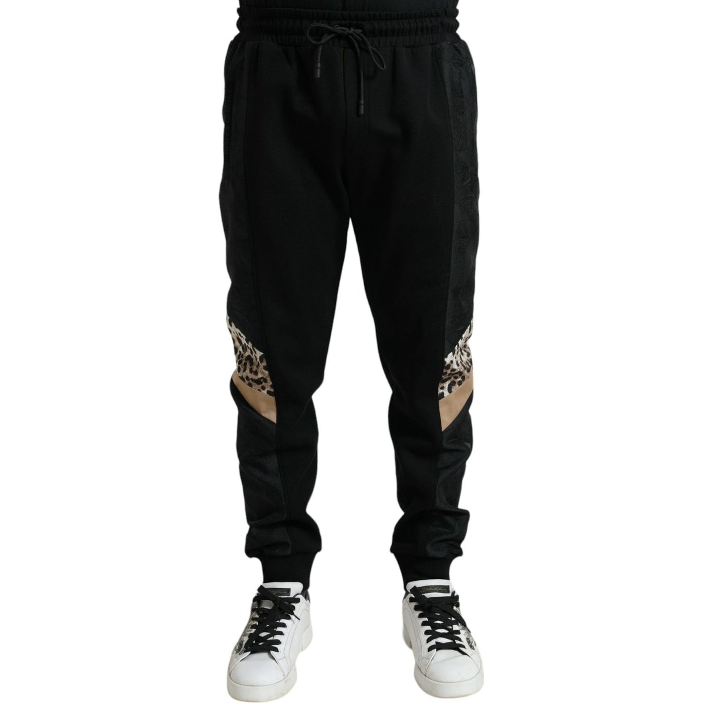 Dolce & Gabbana Black Cotton Slim Stretch Jogger Pants PAN74936-54