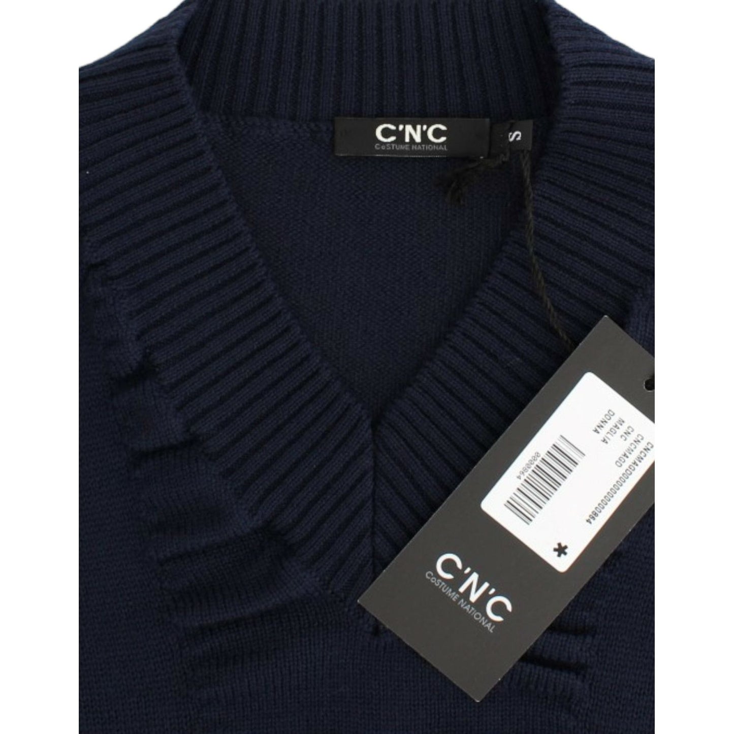 Costume National Elegant V-Neck Lightweight Sweater Costume National Black
