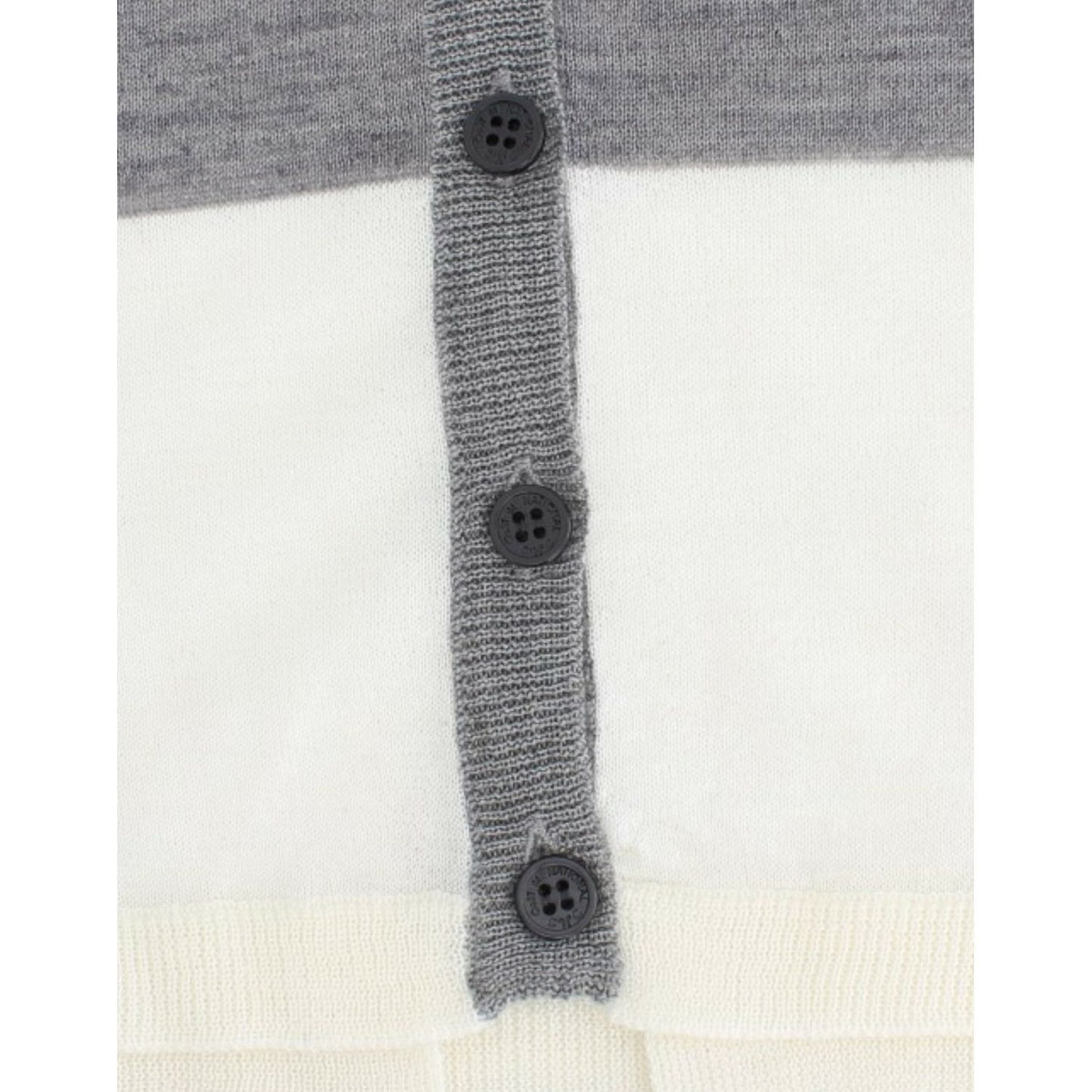 Costume National Chic Gray Lightweight Cardigan Costume National Beige
