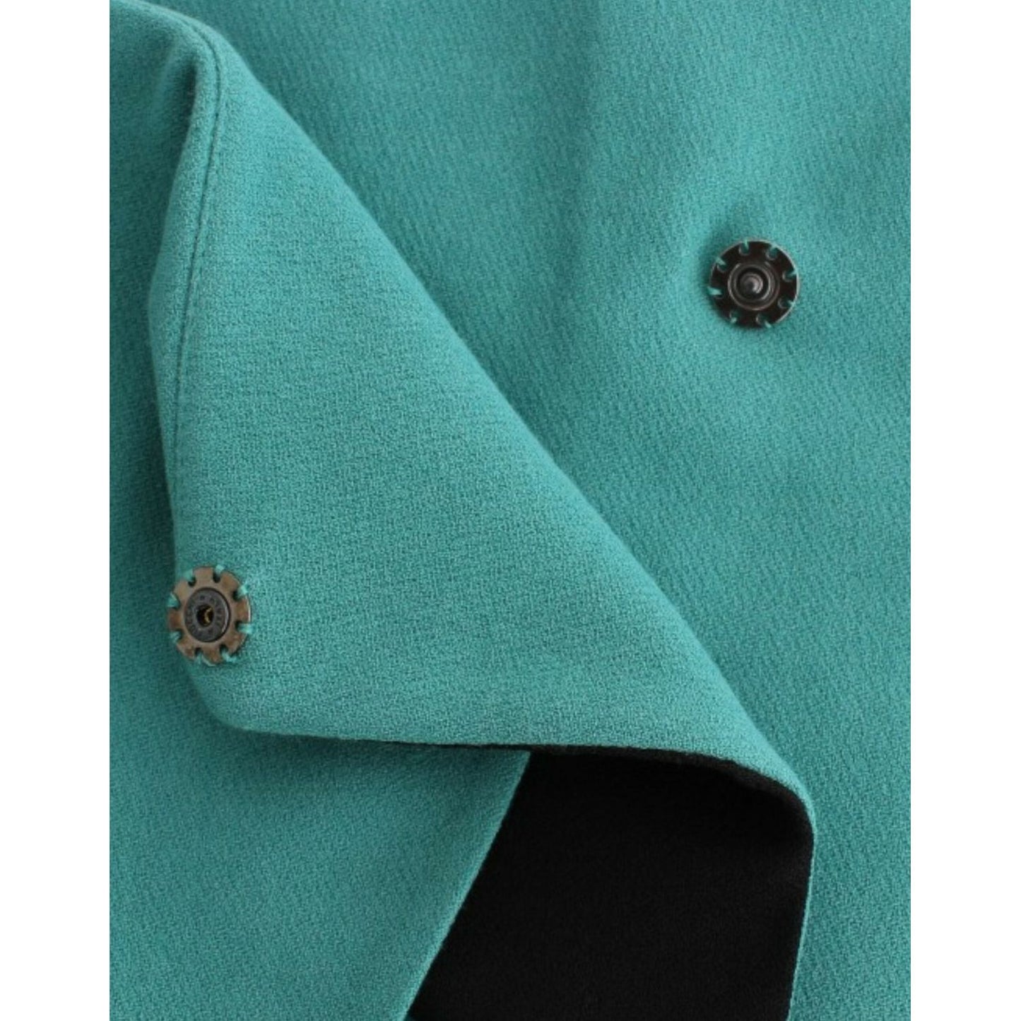 Costume National Chic Wraparound Mini Skirt in Blue Costume National Cadet Blue