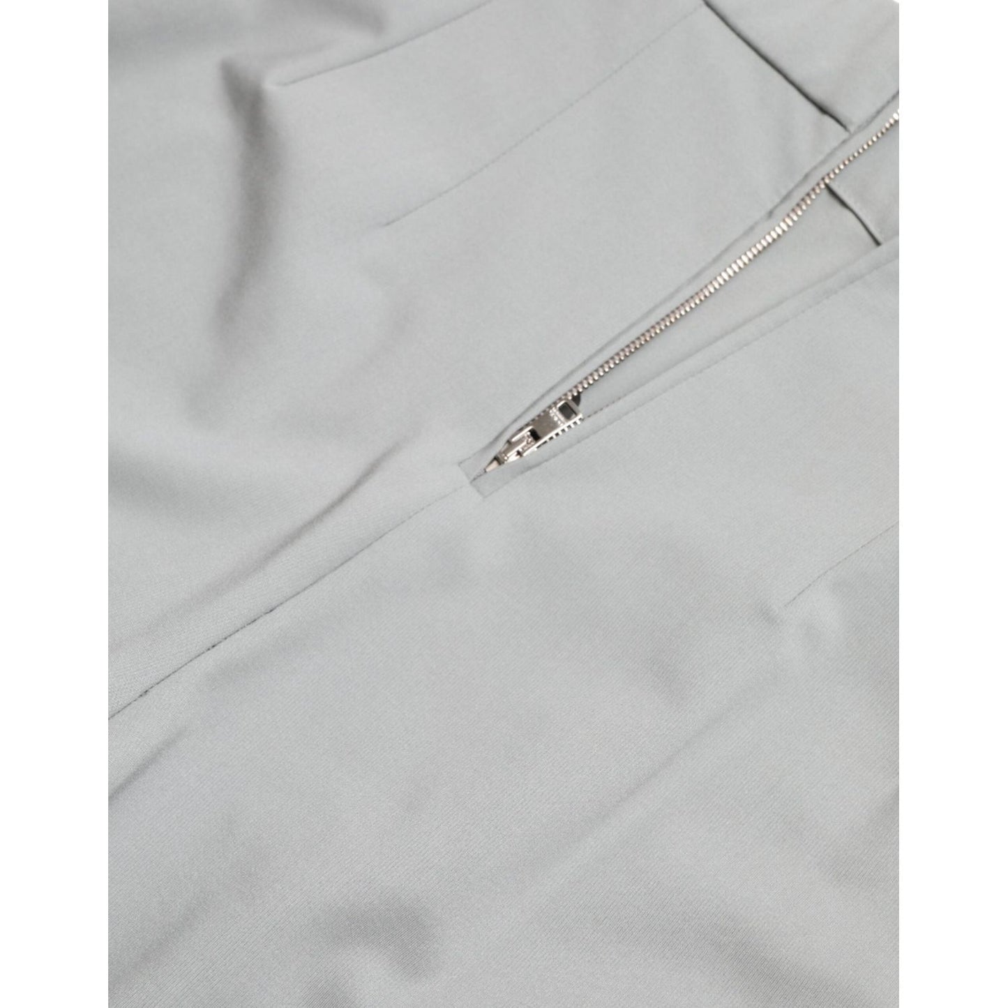 Dolce & Gabbana Elegant High Waist Leggings in Gray Dolce & Gabbana Gray