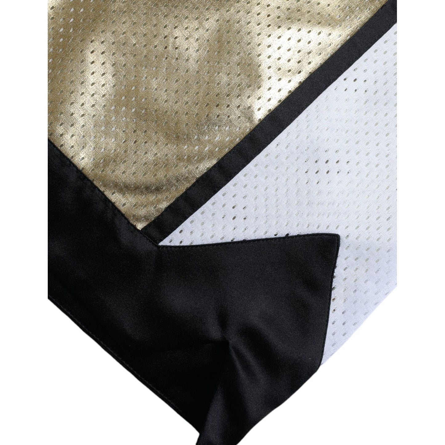 Dolce & Gabbana Elevated Elegance: High Waist Golden Shorts Dolce & Gabbana Gray
