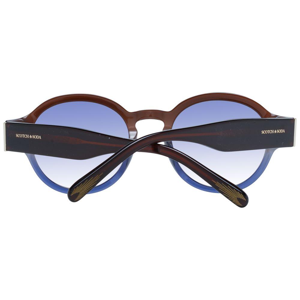Scotch & Soda Brown Men Sunglasses Scotch & Soda Dark Slate Gray