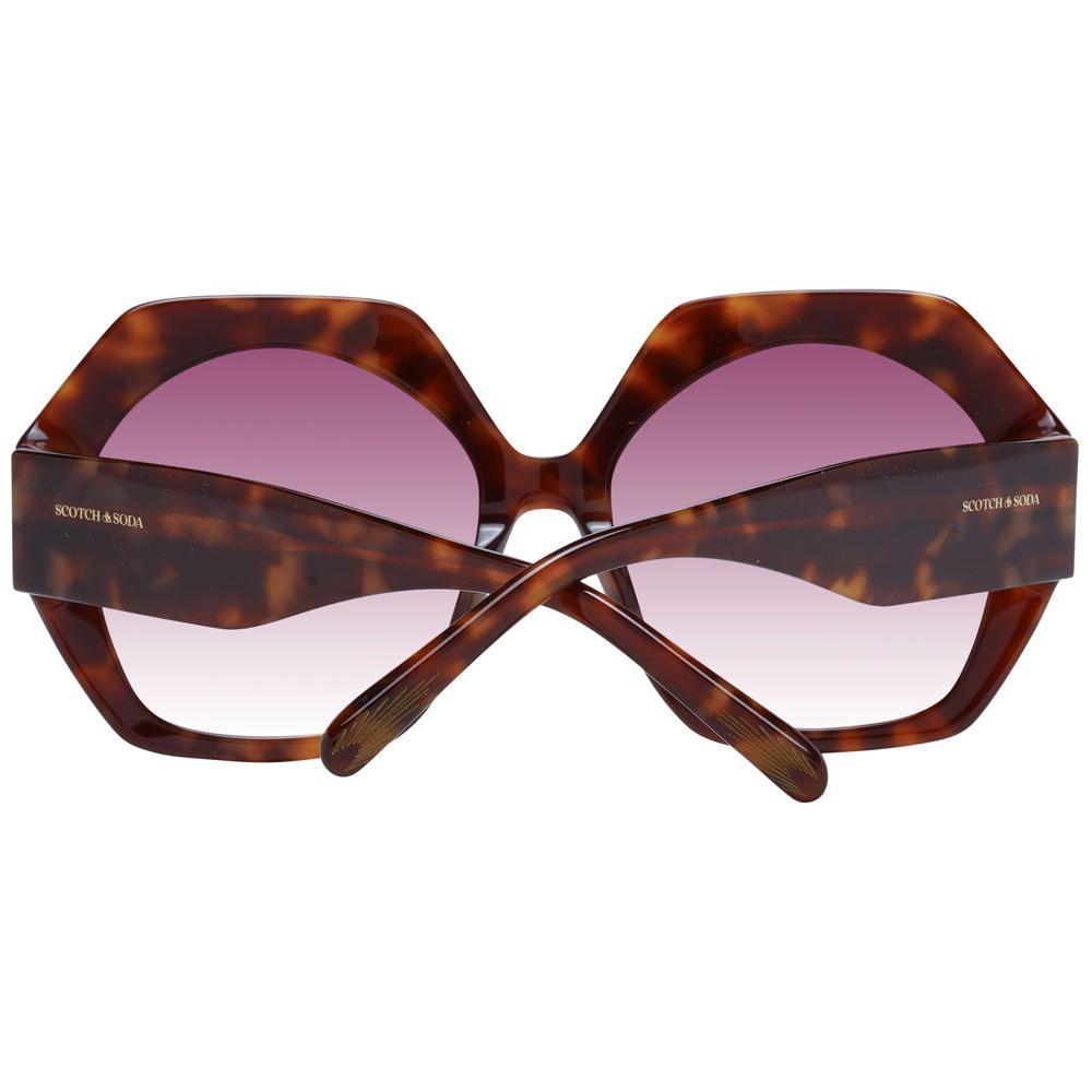 Scotch & Soda Brown Women Sunglasses Scotch & Soda Dark Slate Gray