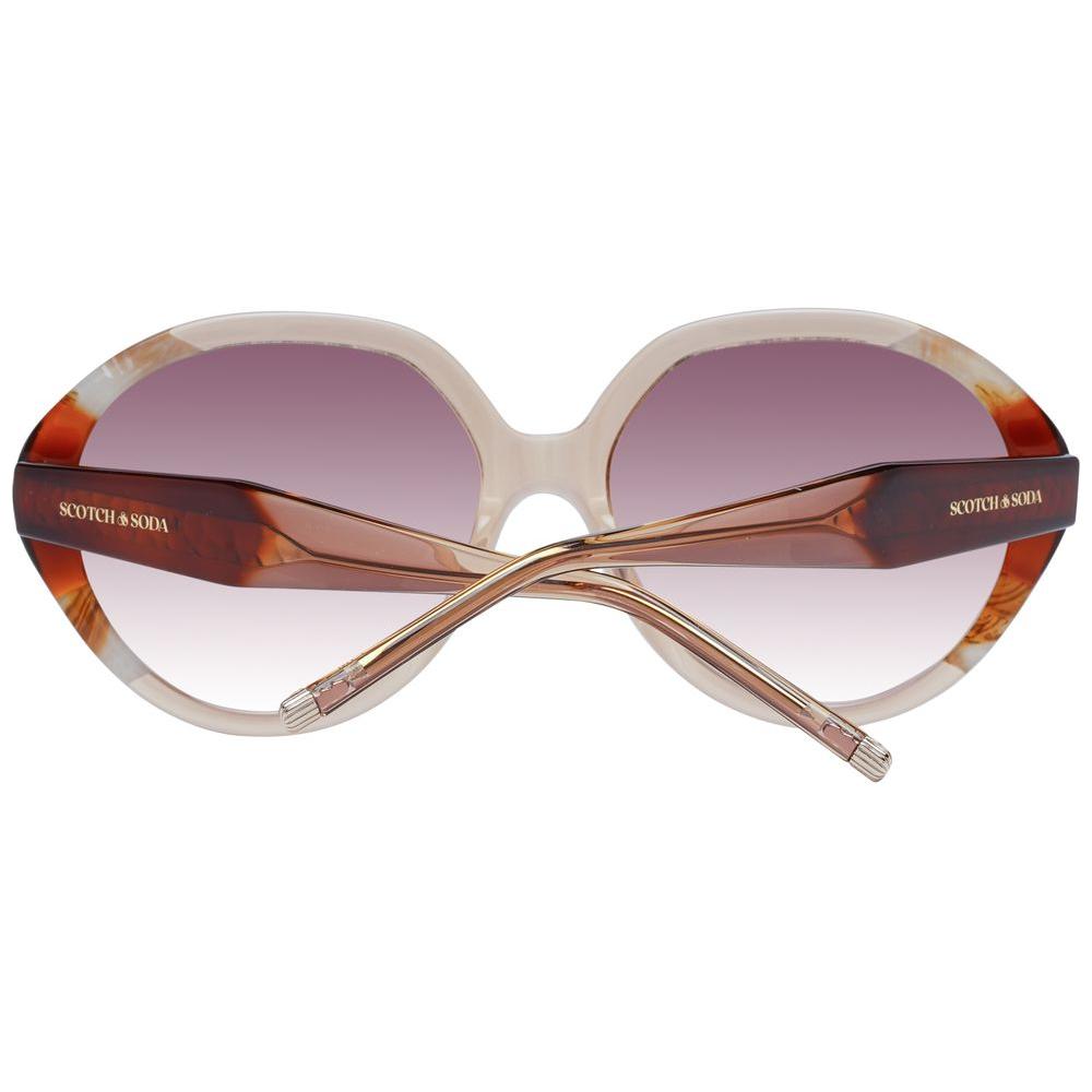 Scotch & Soda Brown Women Sunglasses Scotch & Soda Gray