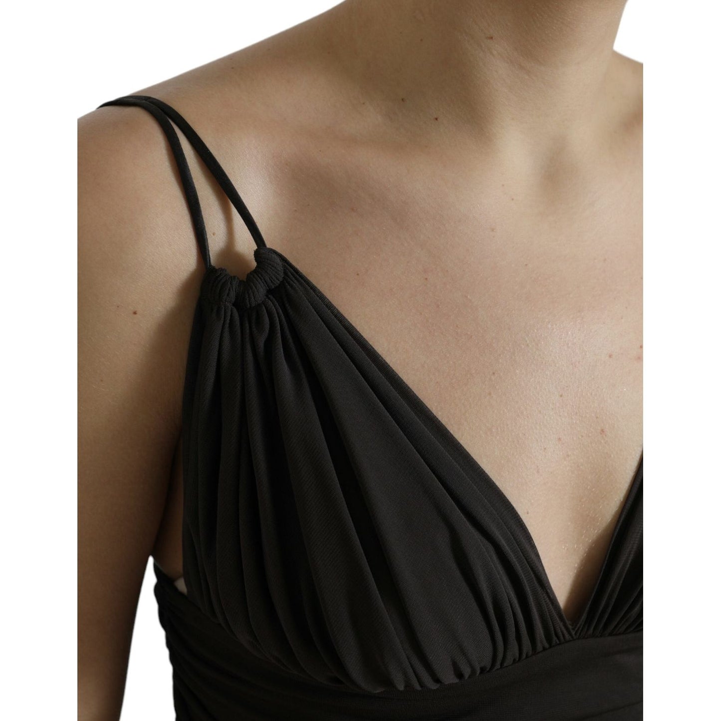 Dolce & Gabbana Elegant Sleeveless Cropped Tank Top Dolce & Gabbana Black