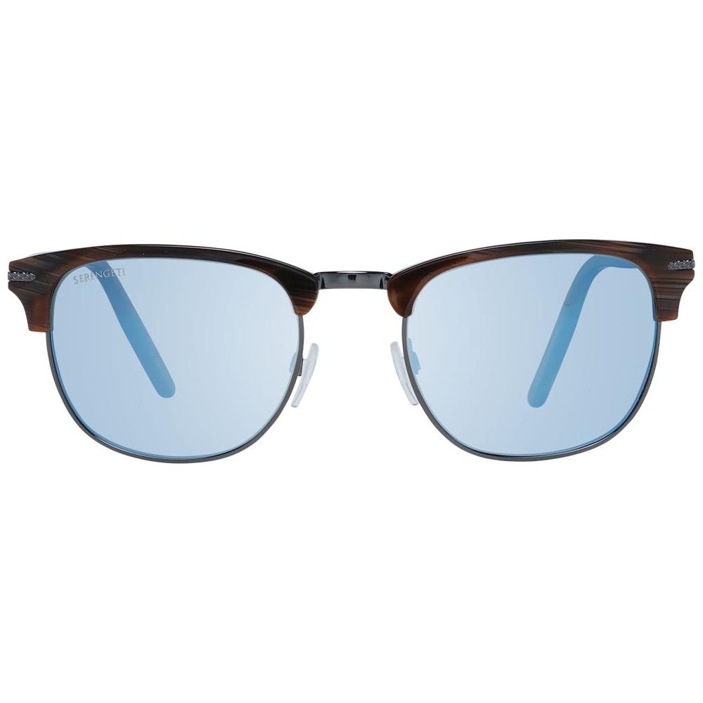 Serengeti Brown Unisex Sunglasses Serengeti Light Blue