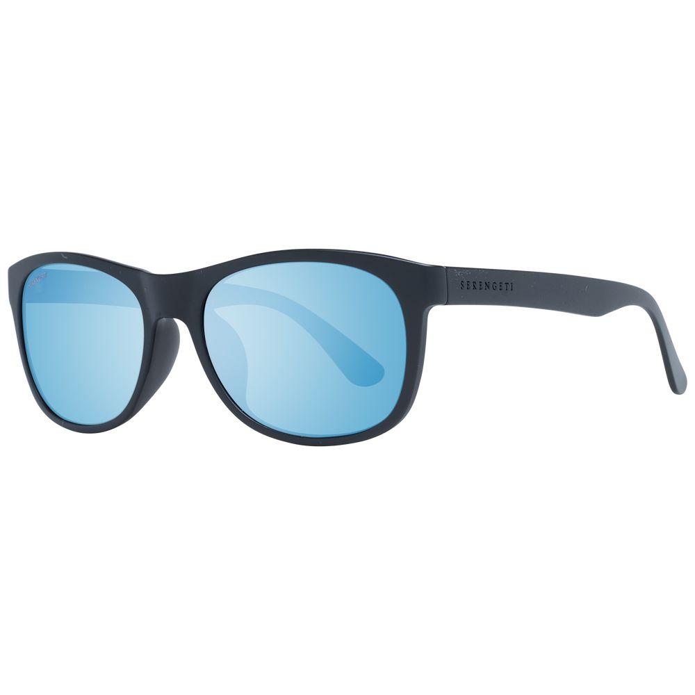Serengeti Black Unisex Sunglasses Serengeti Sky Blue