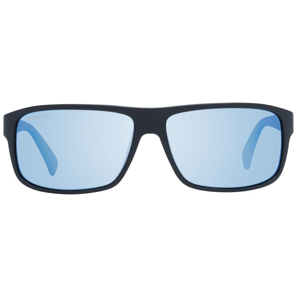 Serengeti Black Unisex Sunglasses Serengeti Light Blue