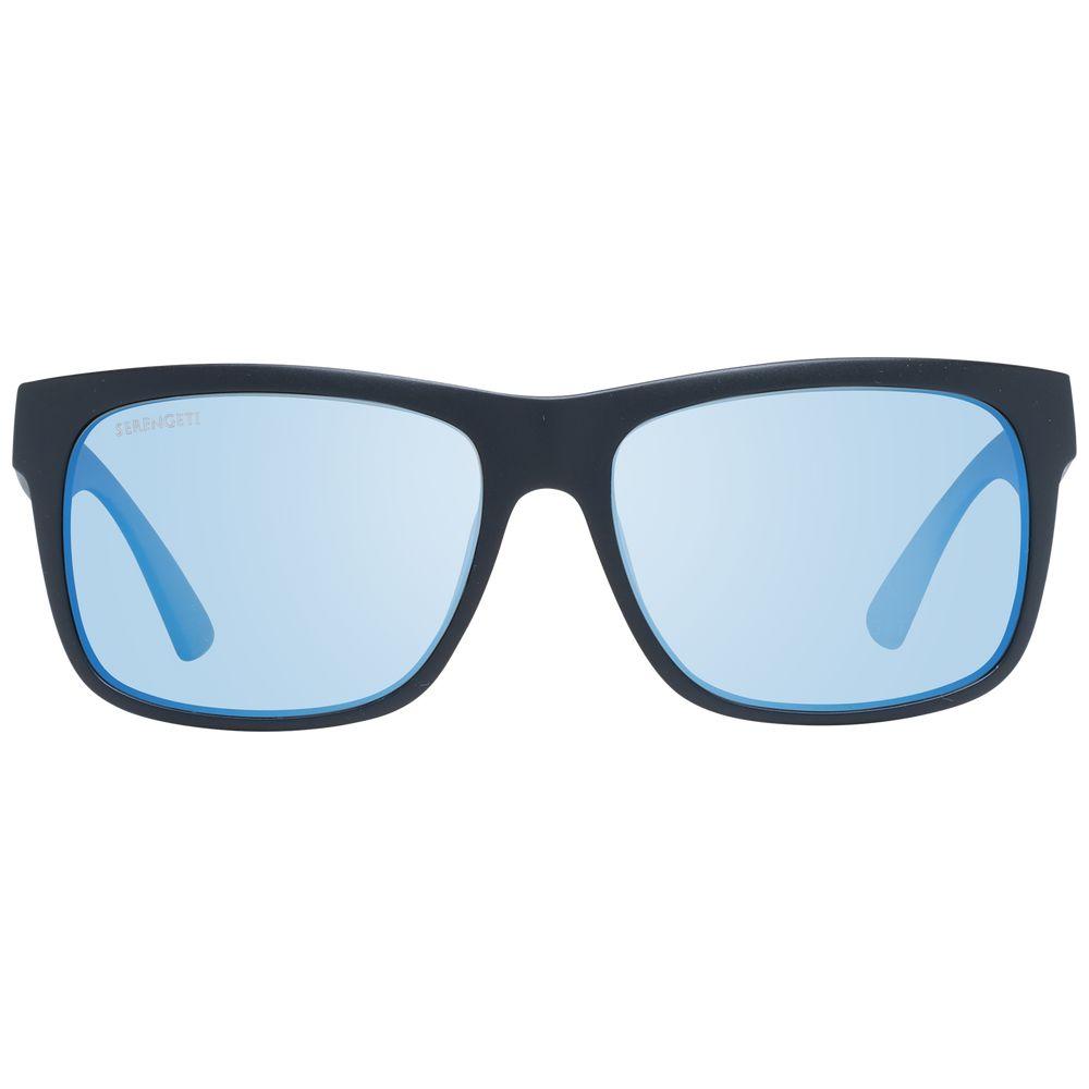 Serengeti Black Unisex Sunglasses Serengeti Powder Blue