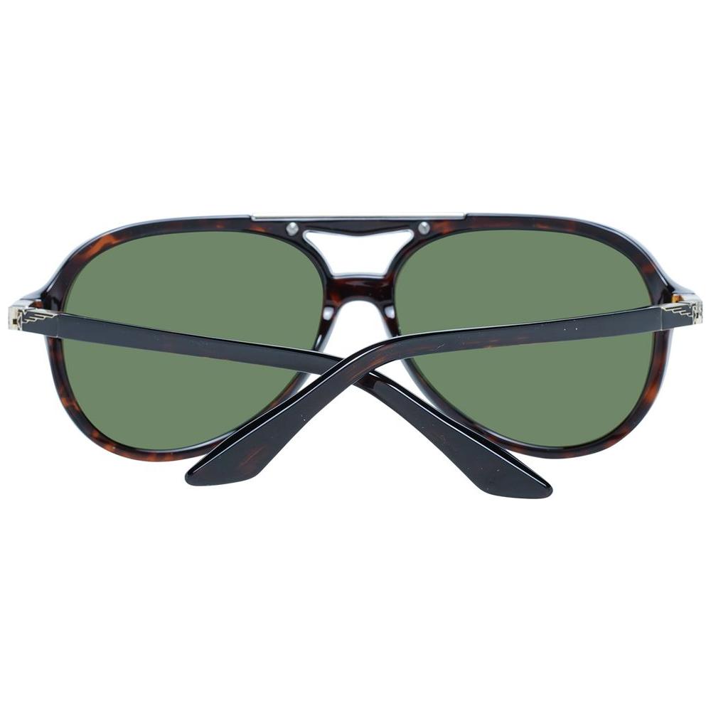 Longines Brown Men Sunglasses Longines Dim Gray