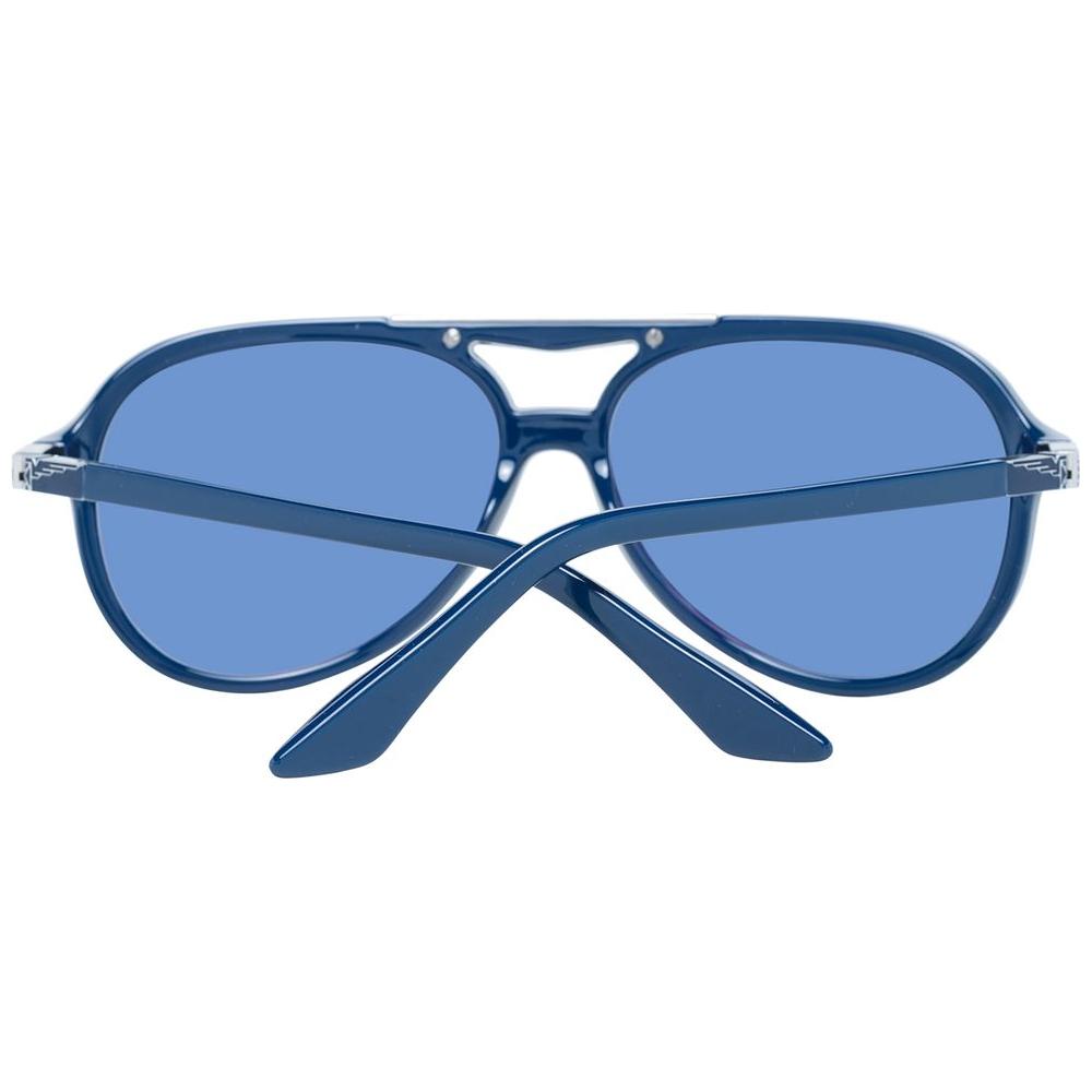 Longines Black Men Sunglasses Longines Steel Blue