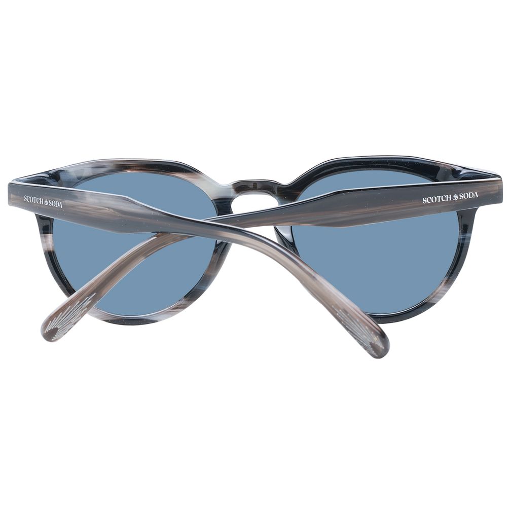 Scotch & Soda Black Men Sunglasses Scotch & Soda Light Slate Gray