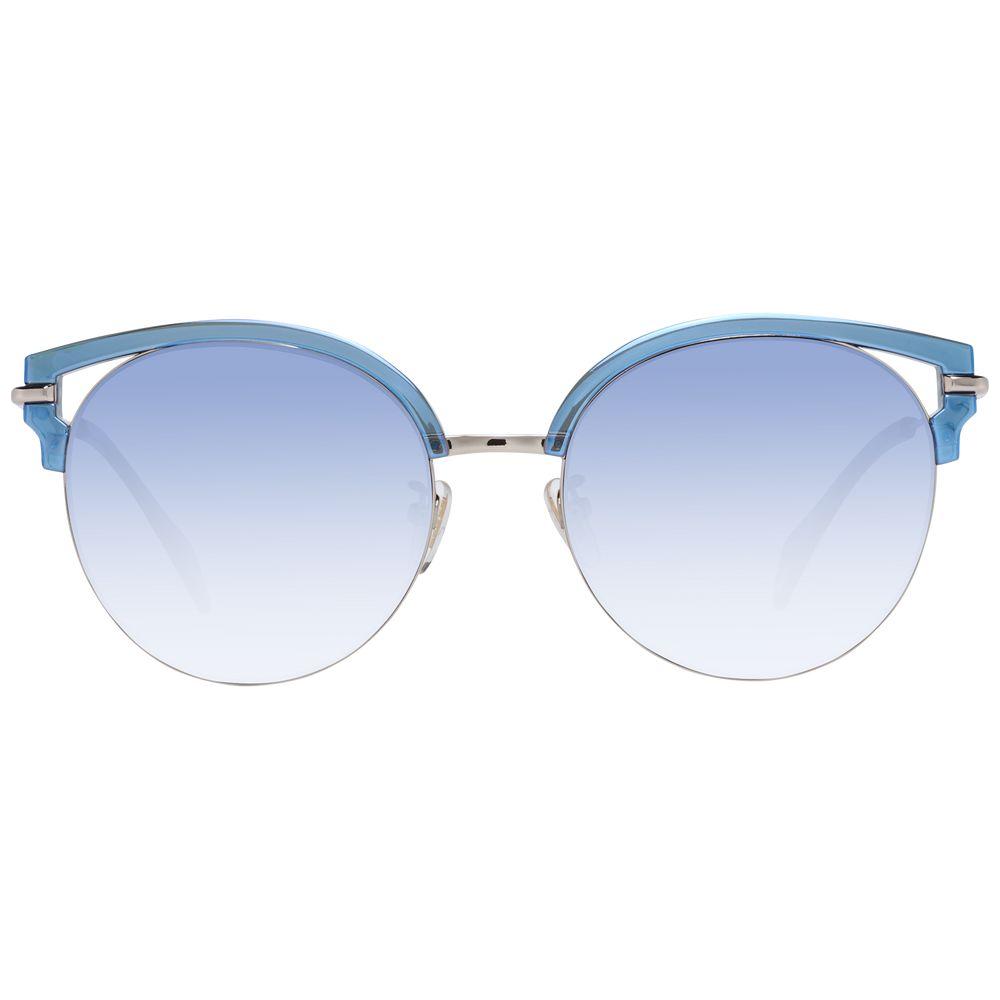 Police Chic Blue Gradient Butterfly Sunglasses Police Light Gray