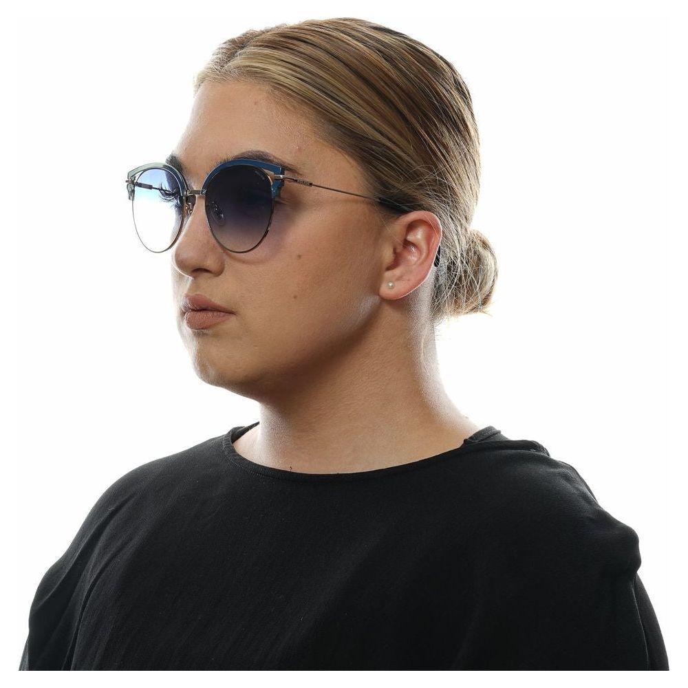 Police Chic Blue Gradient Butterfly Sunglasses Police Rosy Brown