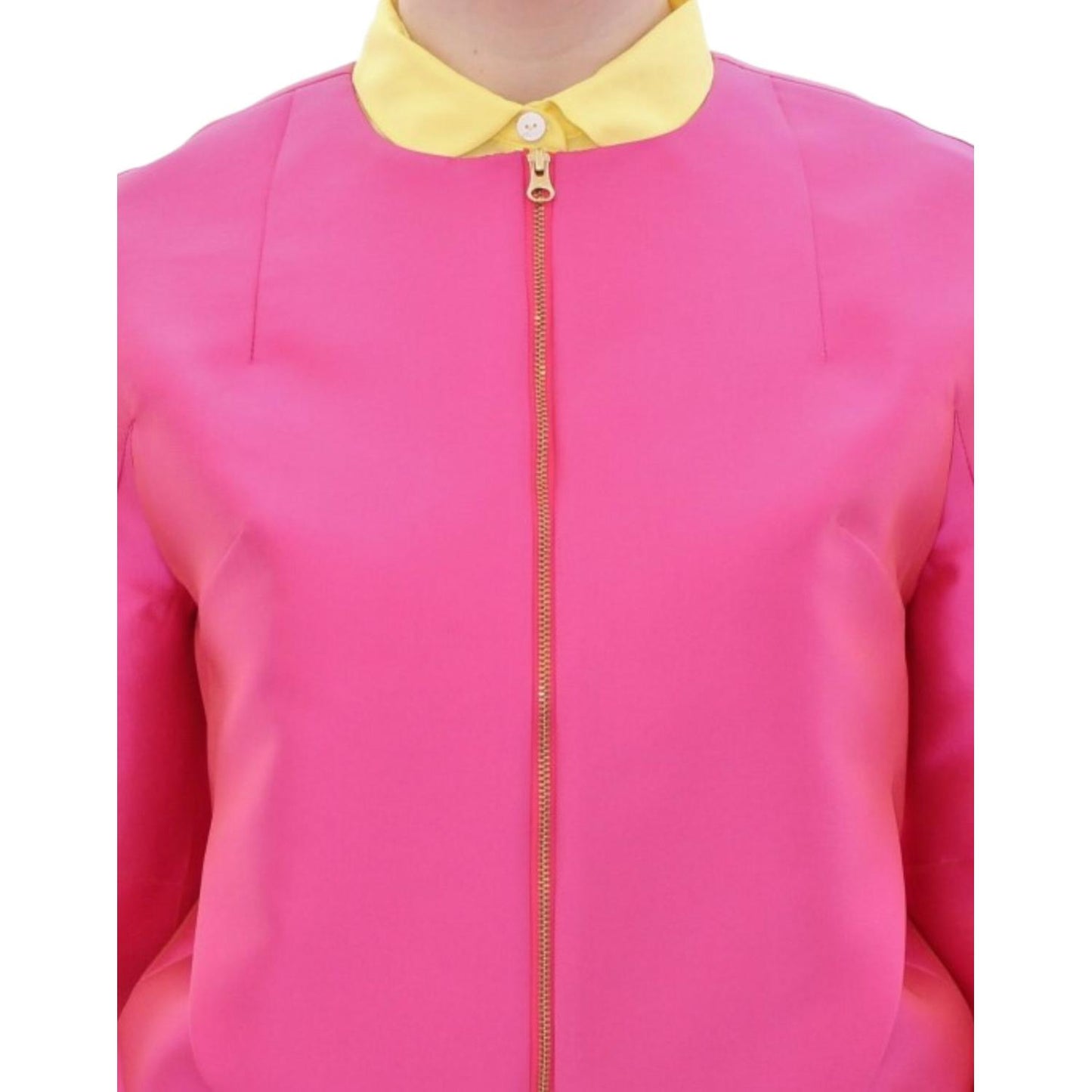 CO|TE Elegant Pink Silk Blend Jacket Coats & Jackets CO|TE Pale Violet Red