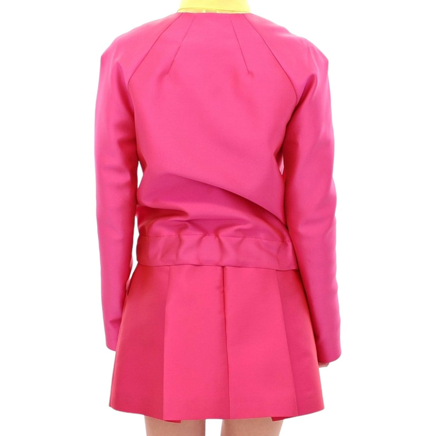 CO|TE Elegant Pink Silk Blend Jacket Coats & Jackets CO|TE Pale Violet Red