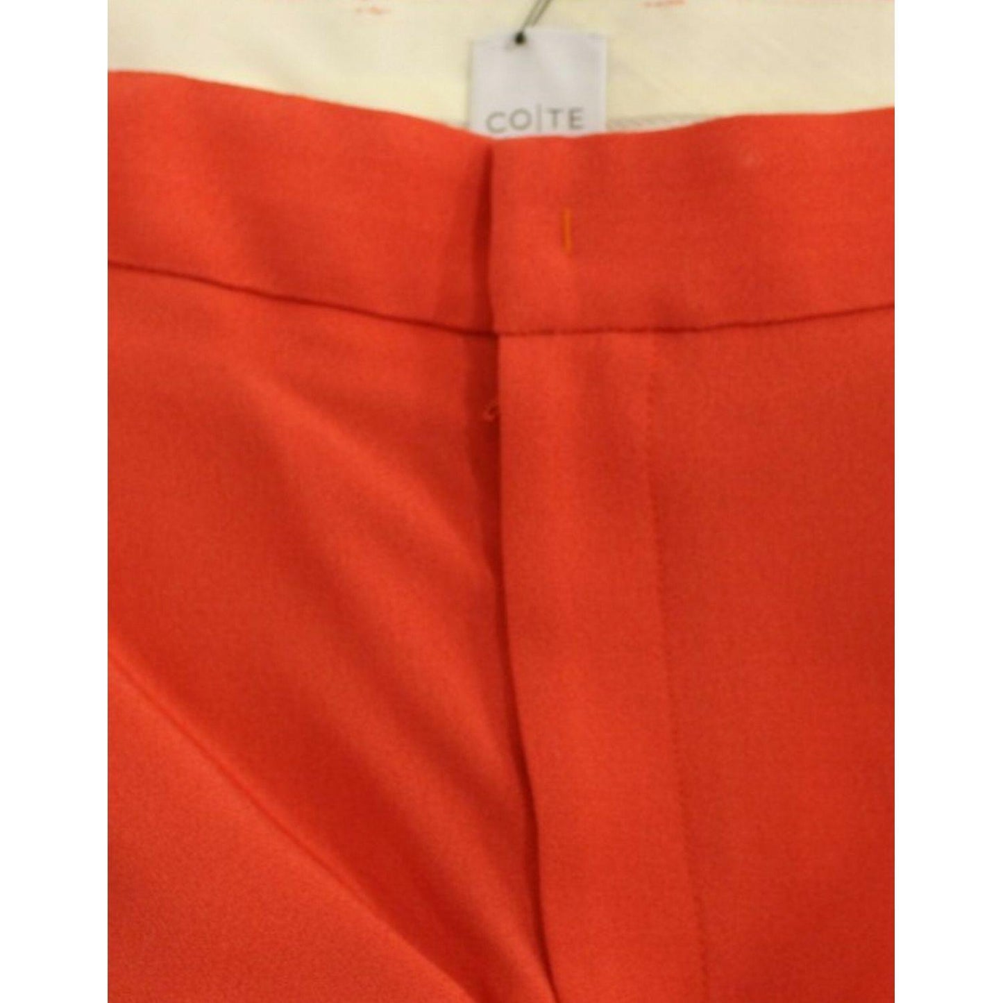 CO|TE Chic Orange Boyfriend Pants - Italian Crafted CO|TE Firebrick