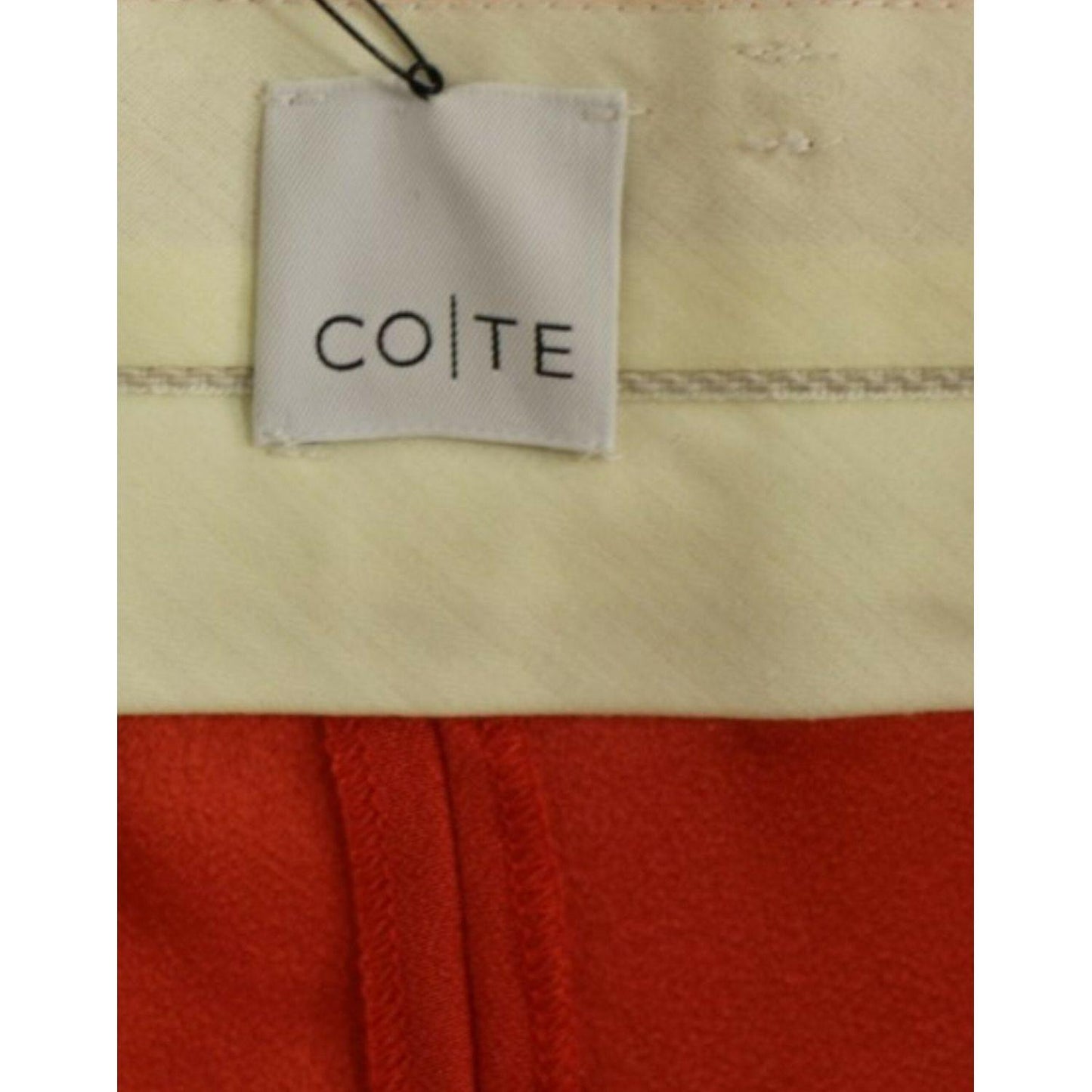 CO|TE Chic Orange Boyfriend Pants - Italian Crafted CO|TE Rosy Brown