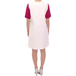 CO|TE Chic White and Pink Shift Robot Dress CO|TE Misty Rose