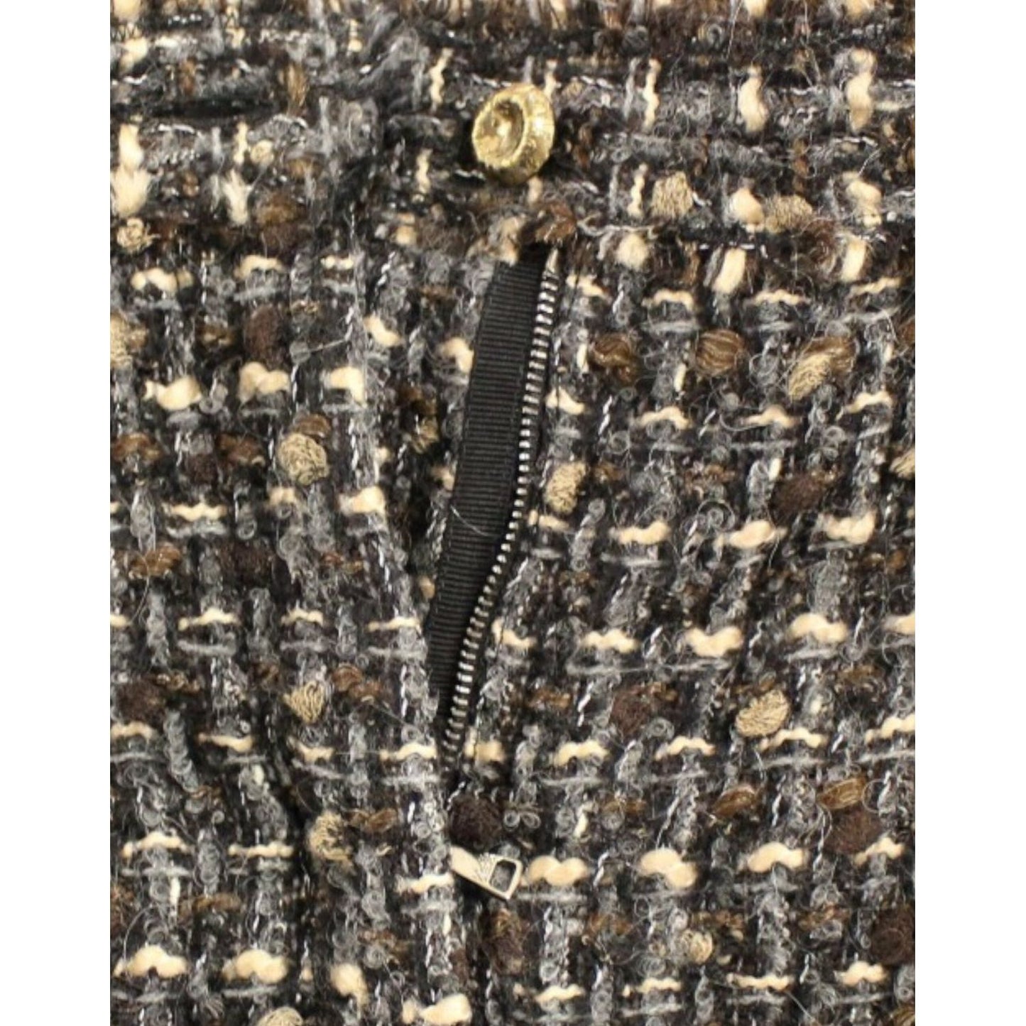 Dolce & Gabbana Elegant Multicolor Wool Blend Shorts Dolce & Gabbana Dark Slate Gray