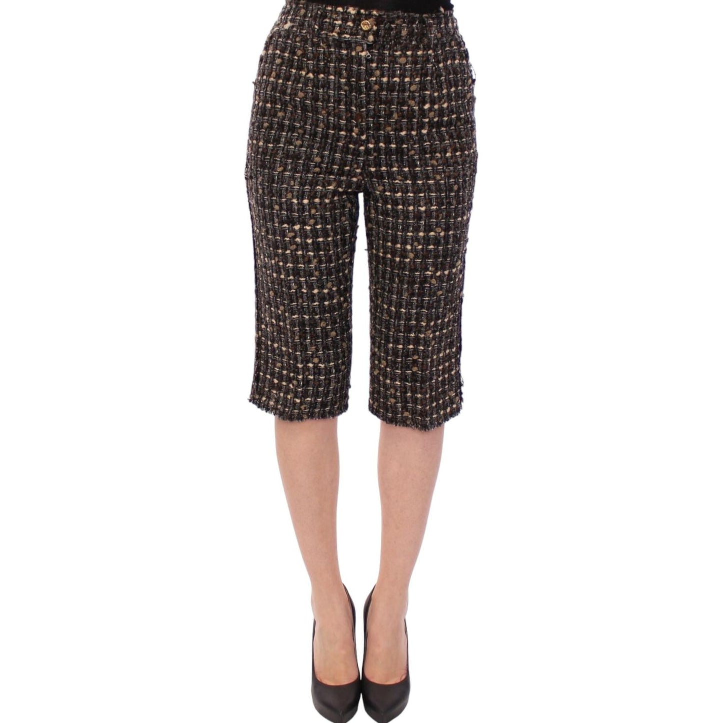 Dolce & Gabbana Exquisite Multicolor Artisan Shorts Dolce & Gabbana Dark Slate Gray