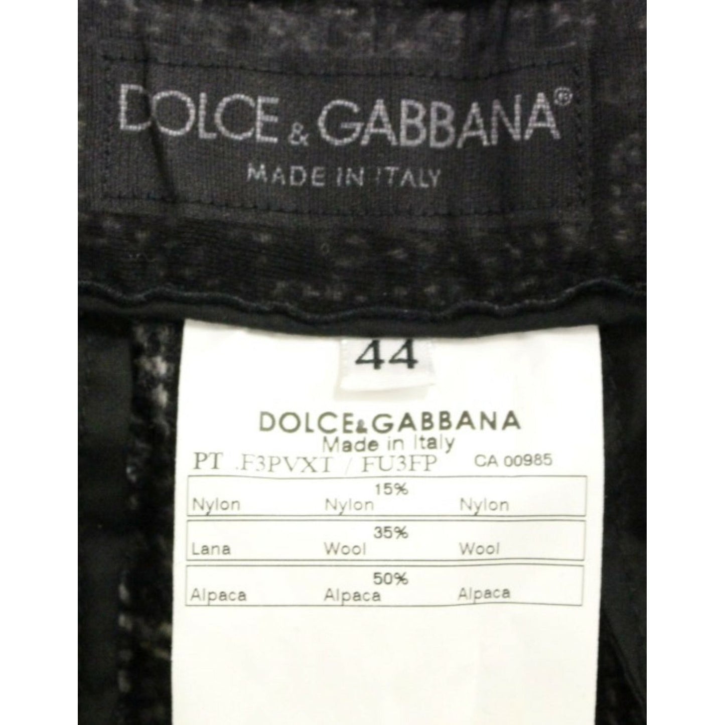 Dolce & Gabbana Elegant Gray Alpaca Blend Shorts Dolce & Gabbana Dark Slate Gray