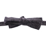 Dolce & Gabbana Elegant Black Paisley Silk-Wool Blend Bow Tie Bow Tie Dolce & Gabbana Dark Slate Gray