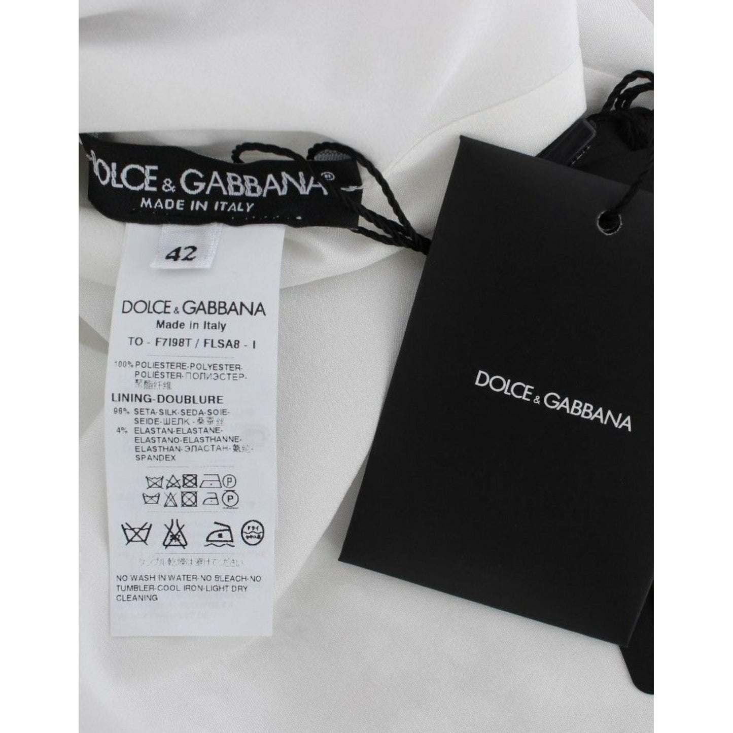 Dolce & Gabbana Enchanted Sicily Sequined Evening Blouse Dolce & Gabbana Black