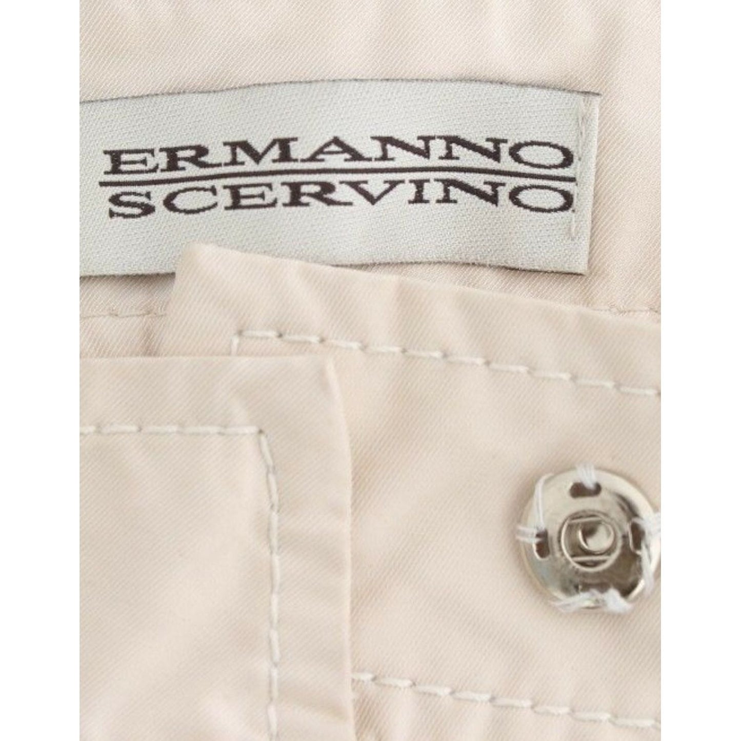 Ermanno Scervino Chic Beige Chino Pants - Elegance Redefined Jeans & Pants Ermanno Scervino Light Gray