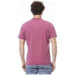 Invicta Purple Cotton Men Polo Shirt Invicta Rosy Brown
