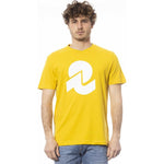Invicta Yellow Cotton Men T-Shirt Invicta Light Gray