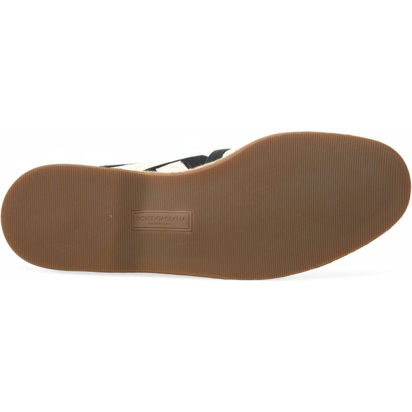 Dolce & Gabbana Chic Striped Canvas Espadrilles Dolce & Gabbana Dark Olive Green