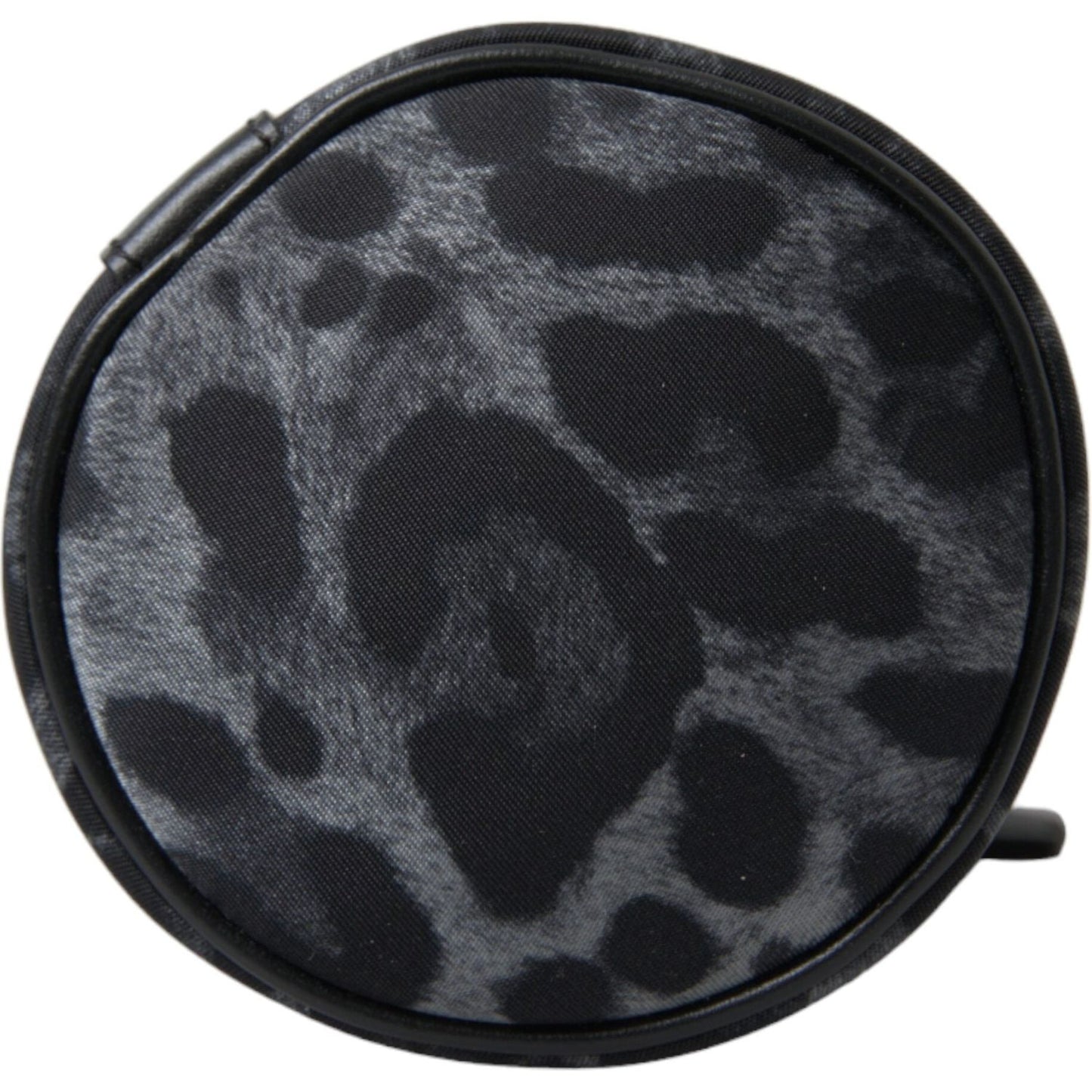 Dolce & Gabbana Chic Leopard Print Round Bottle Cage Dolce & Gabbana Dark Slate Gray
