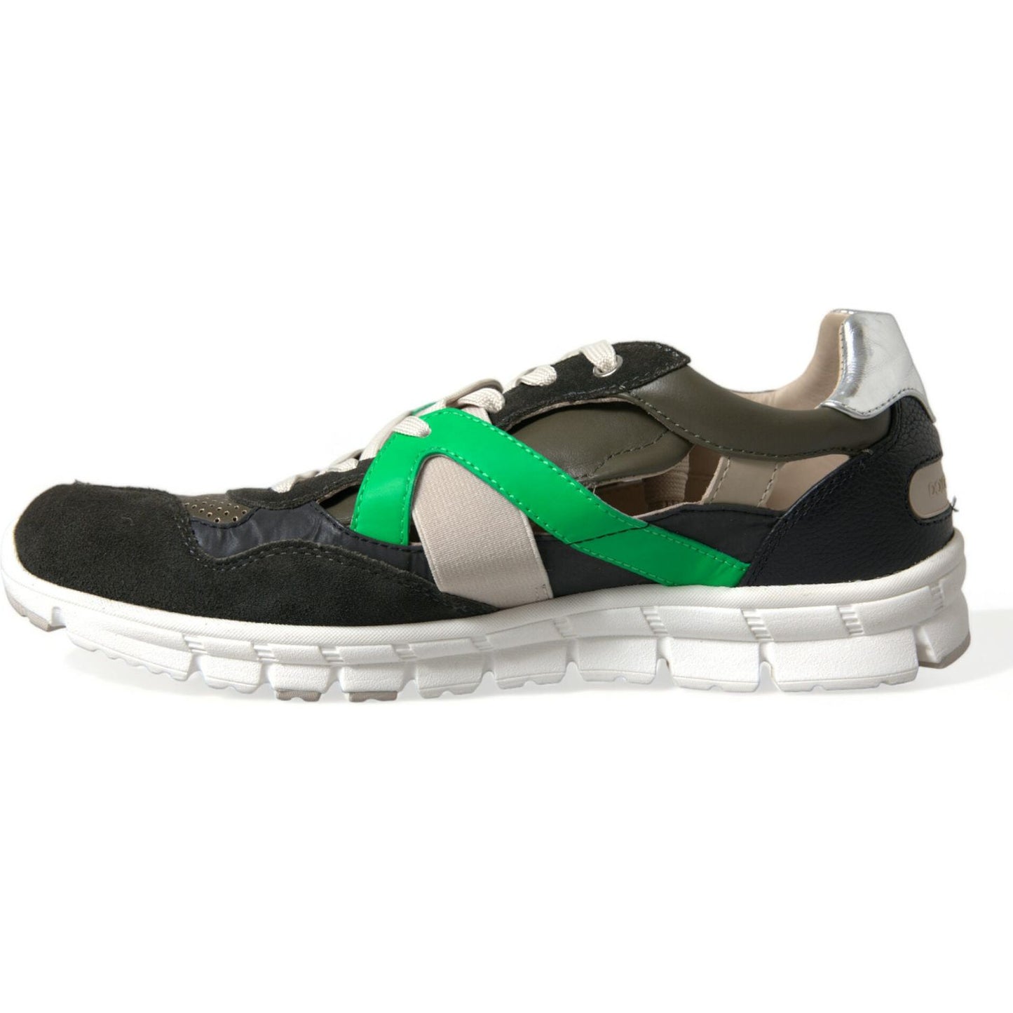Dolce & Gabbana Exquisite Multicolor Low-Top Designer Sneakers Dolce & Gabbana Light Gray