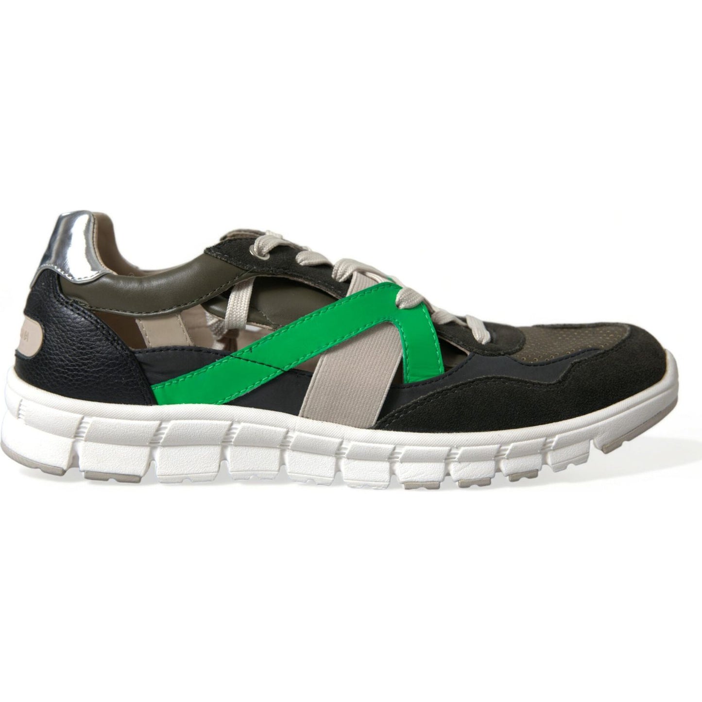 Dolce & Gabbana Exquisite Multicolor Low-Top Designer Sneakers Dolce & Gabbana Light Gray